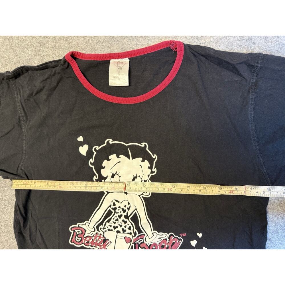 Betty Boop Rare T-Shirt Black Women's Size S 100% Cotton - Picture 4 of 7